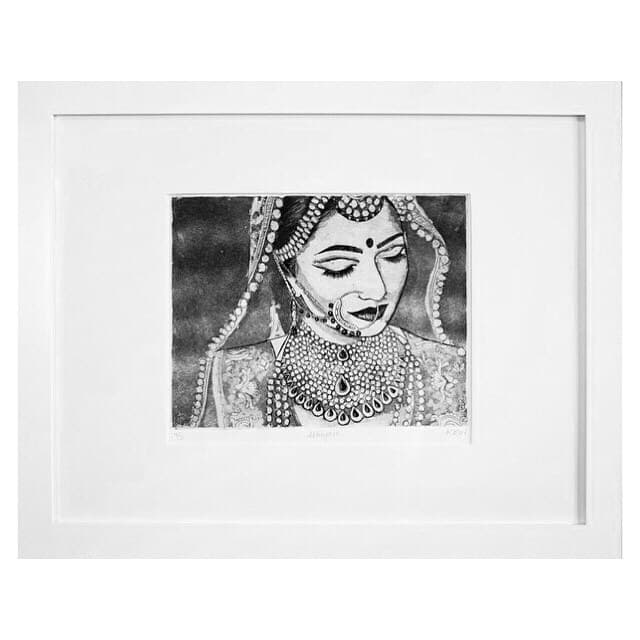 Akhiyan framed in white