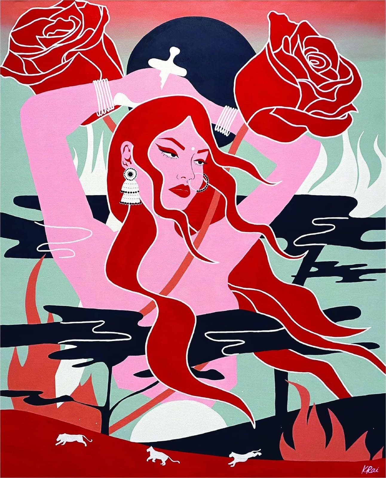 Courage, from the Maharani Mentality series by Kiran Rai-Bhullar