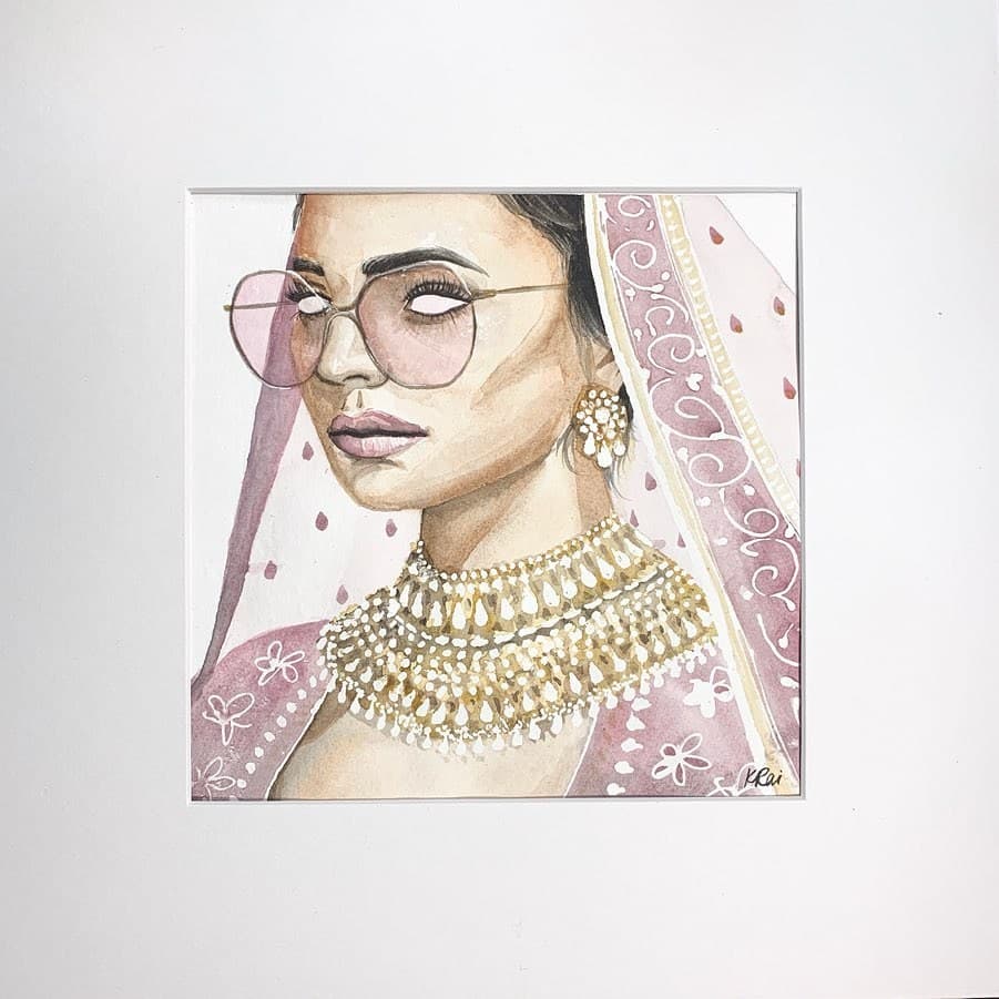 Gulabi Rani in a white mat